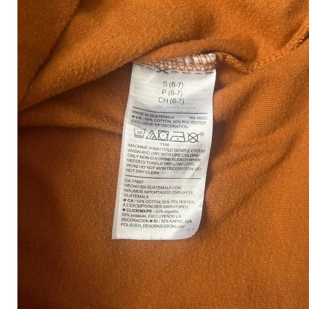 Old Navy casual play brown graphic T-shirt Boys Small (6-7) round neck